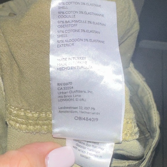 NEW without Tag Free People Olive Pant.  Size 4 - Picture 5 of 5